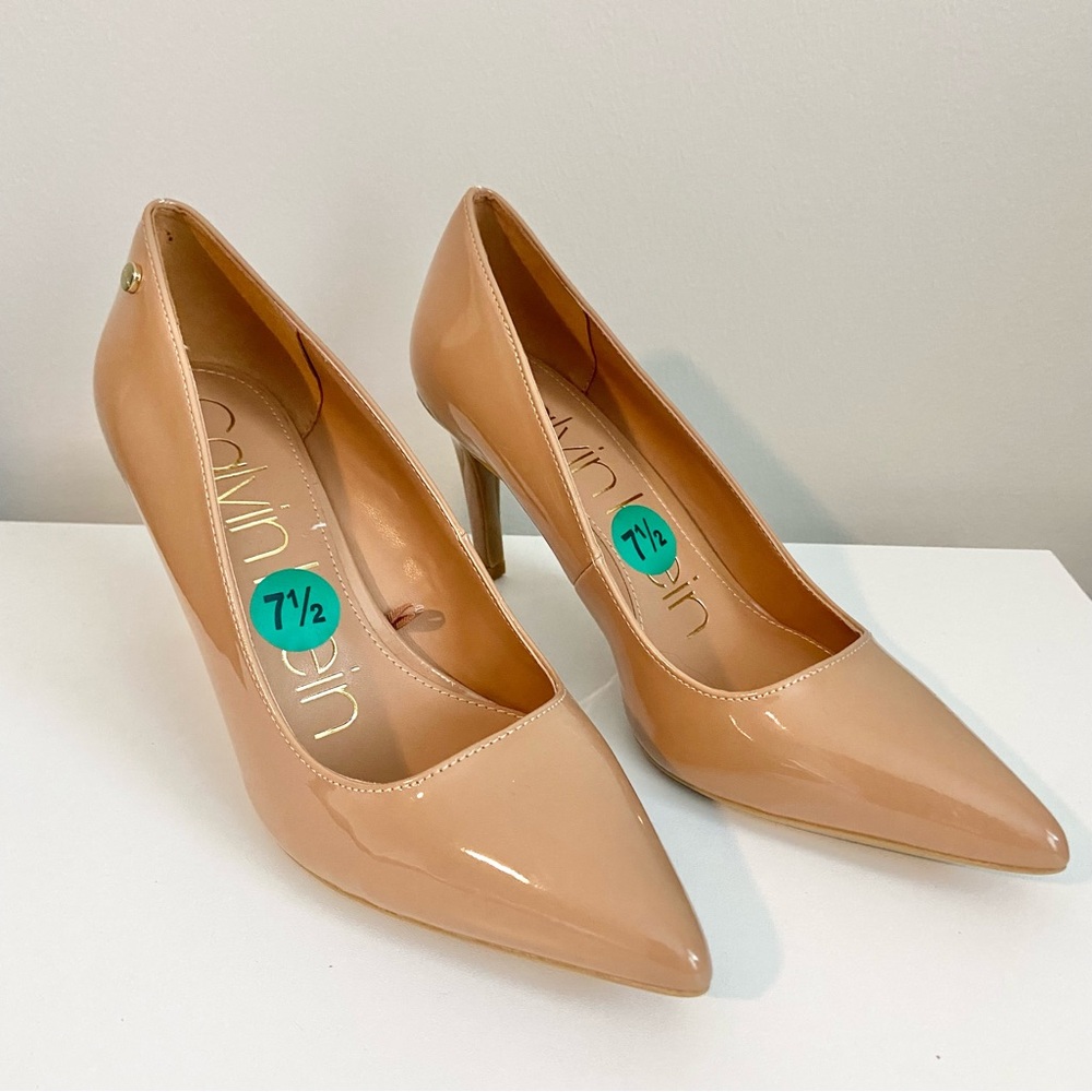 Calvin Klein Nude Pumps